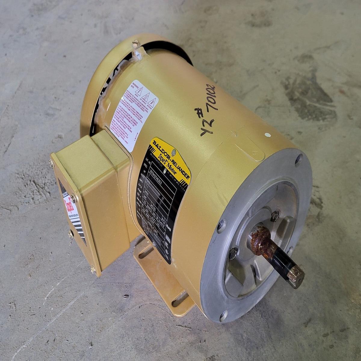 1 hp 575 volts 3450 rpm 56C Electric Motor 35T942T463G3
