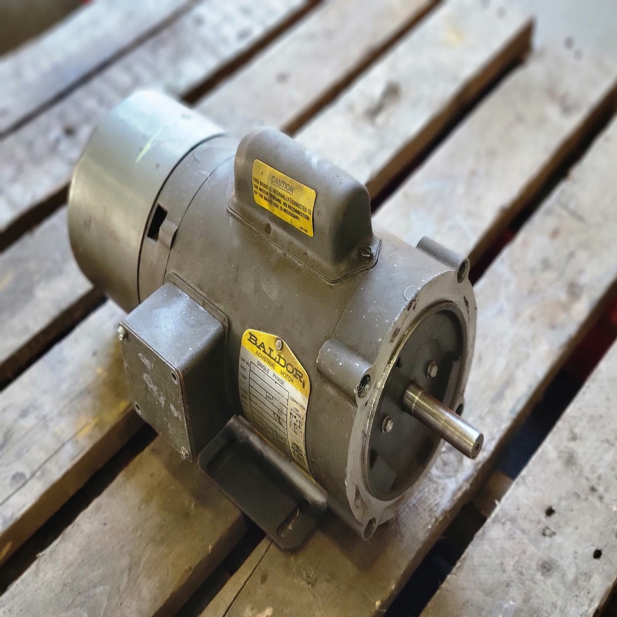 0.25 hp, 115/208-230 volts, 1725 rpm, 56 Electric Motor BL3516 w/ Stearns Brake