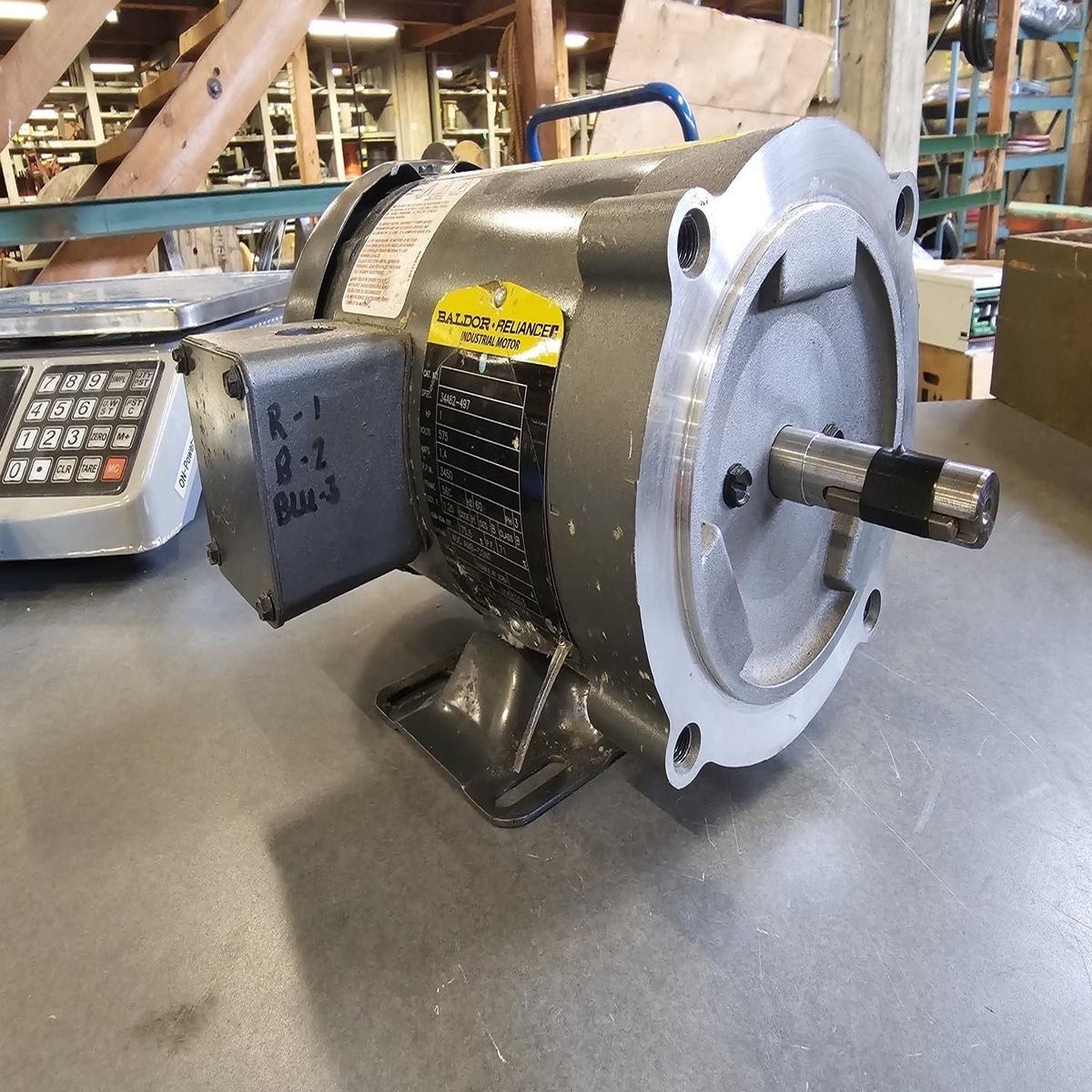 1 hp, 3450rpm, 575V, 3Ph, Frame 56C Electric Motor