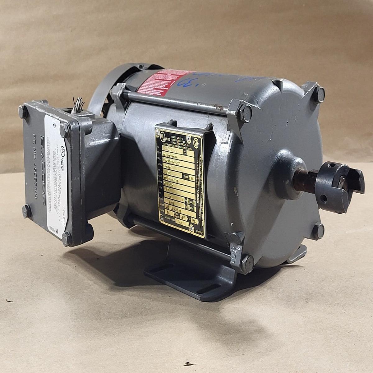 0.33 hp, 115/208-230 volts, 1725 rpm, 56 Electric Motor L5001A