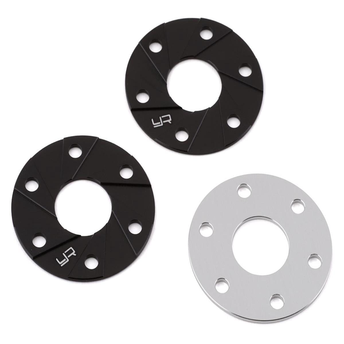 Yeah Racing Aluminum 540 Motor Spacer Heatsink 1mm x 3pcs Black YA-0463BK