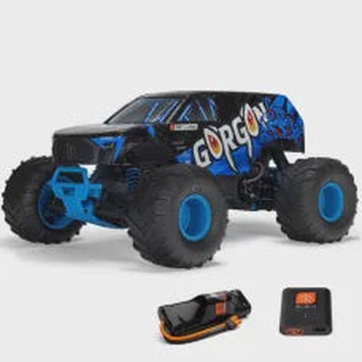 1/10 GORGON 2WD RTR Brushed Monster Truck (Battery & Charger Included), Blue by ARRMA