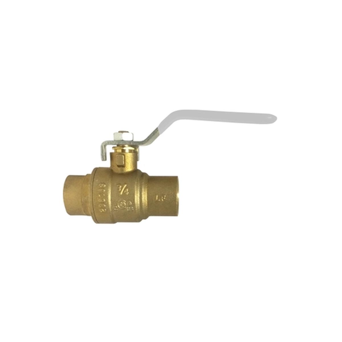 1 1/2" Nominal Sweat Full Port Ball Valve Ab-1953 943616LF