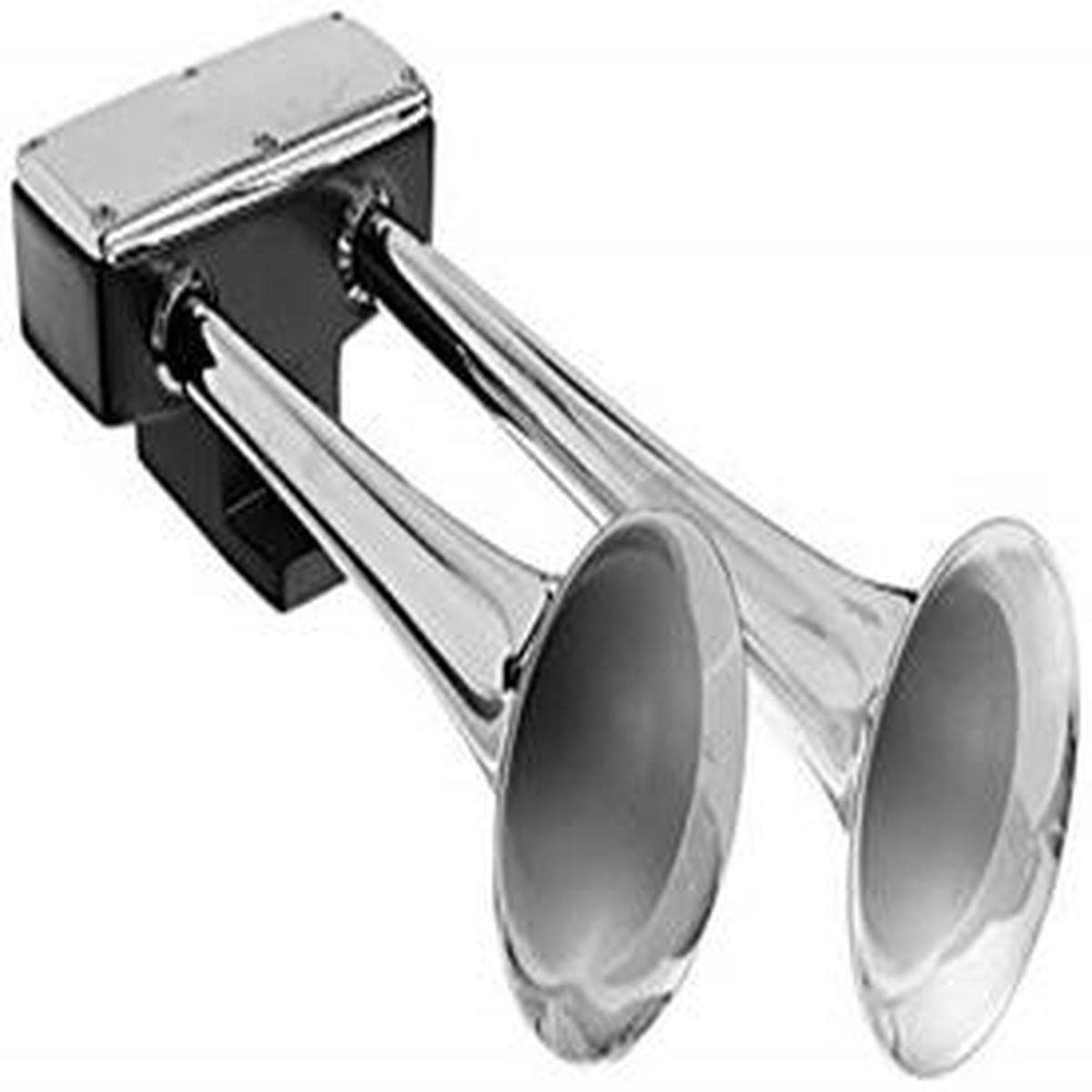 Air Horn 15 in Dual Hadley W/ Valve 16-910Ca