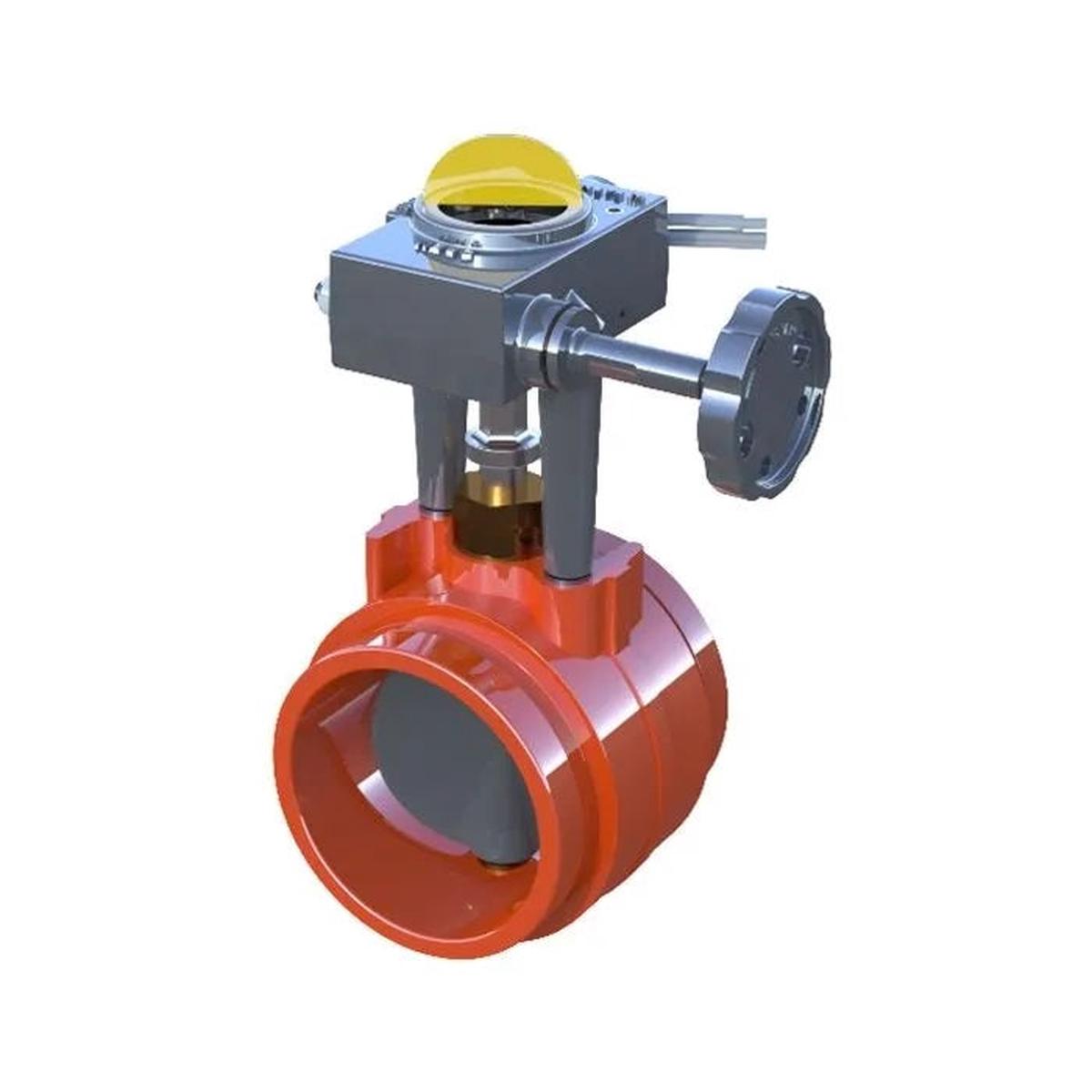 3 in Grooved Butterfly Valve 03-G200Gdb
